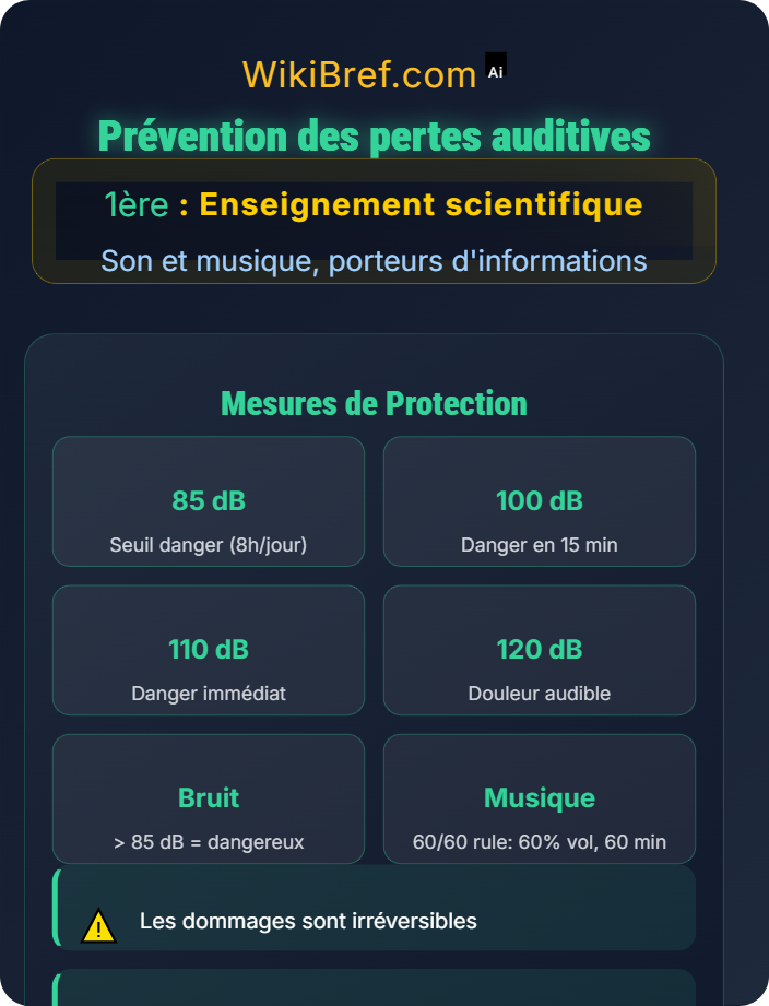 Prévention des pertes auditives Entendre la musique et perception humaine