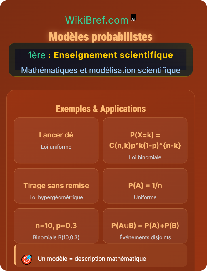 Modèles probabilistes Phénomènes aléatoires
