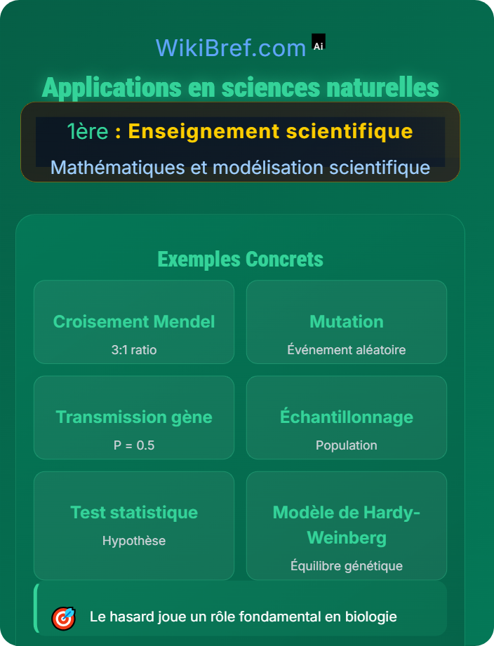 Applications en sciences naturelles Phénomènes aléatoires