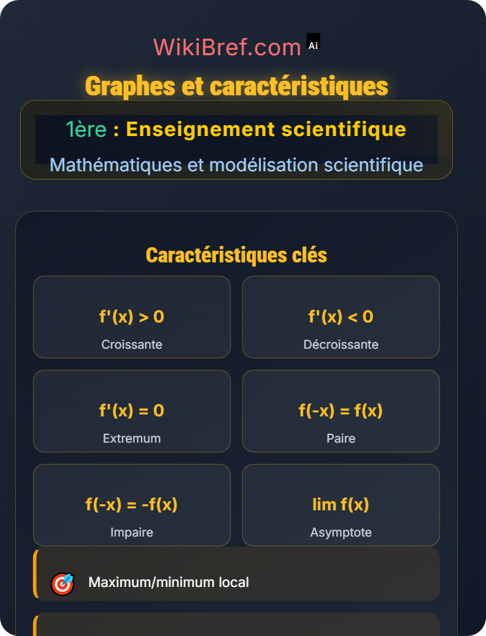 Graphes et caractéristiques Fonctions affines et exponentielles