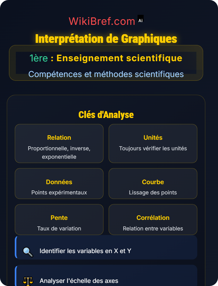 Interprétation de graphiques Communication scientifique