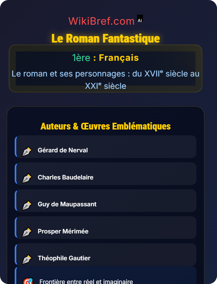 Le roman fantastique Regards sur le monde à travers le roman