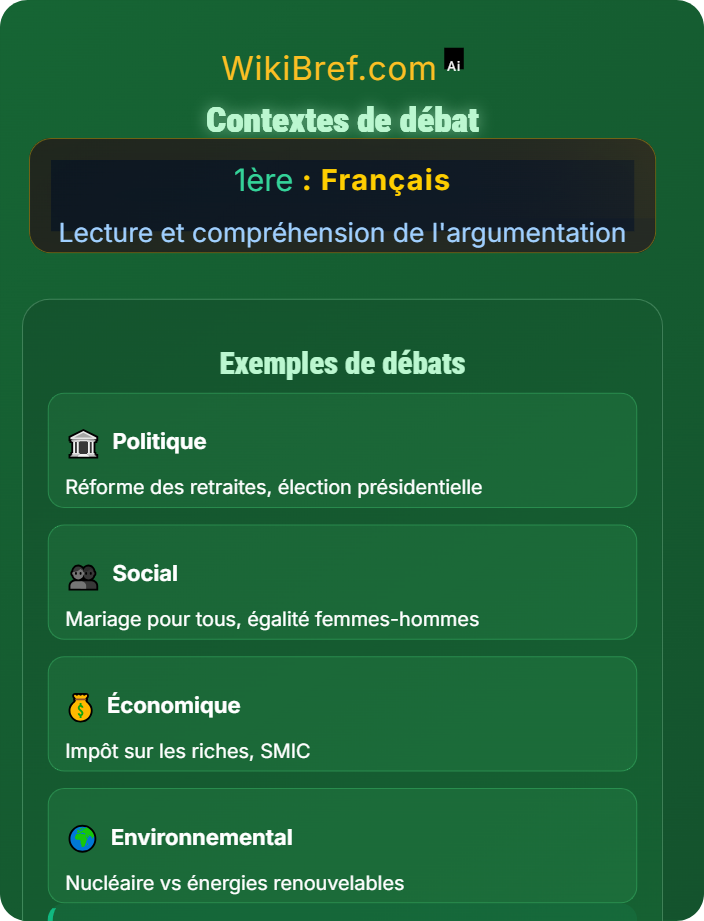 Contextes de débat Débats et controverses