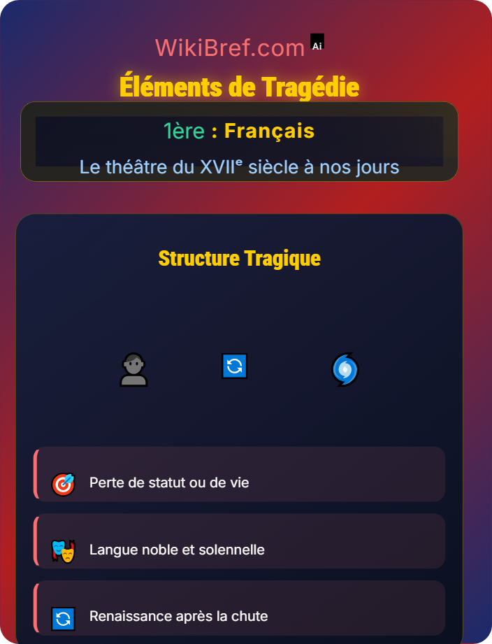 Éléments de tragédie La comédie et la tragédie
