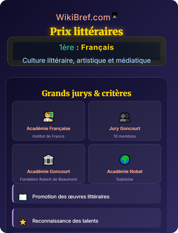 Prix littéraires Événements littéraires et festivals
