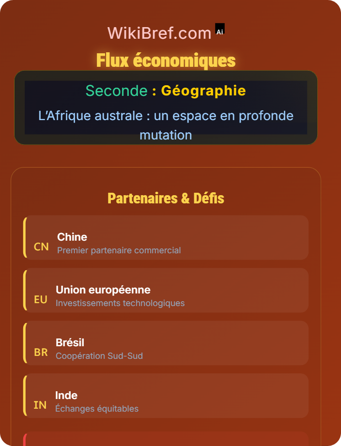 Flux économiques Des territoires d’Afrique australe transformés par les mobilités