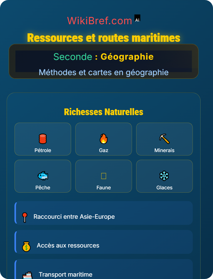 Ressources et routes maritimes Les mondes arctiques : de nouvelles frontières (cartes)