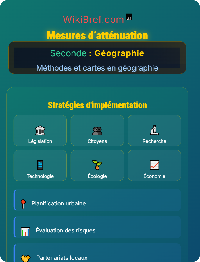 Mesures d’atténuation Les espaces exposés aux risques majeurs (cartes)