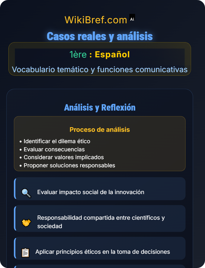 Casos reales y análisis Ciencia, innovación y ética