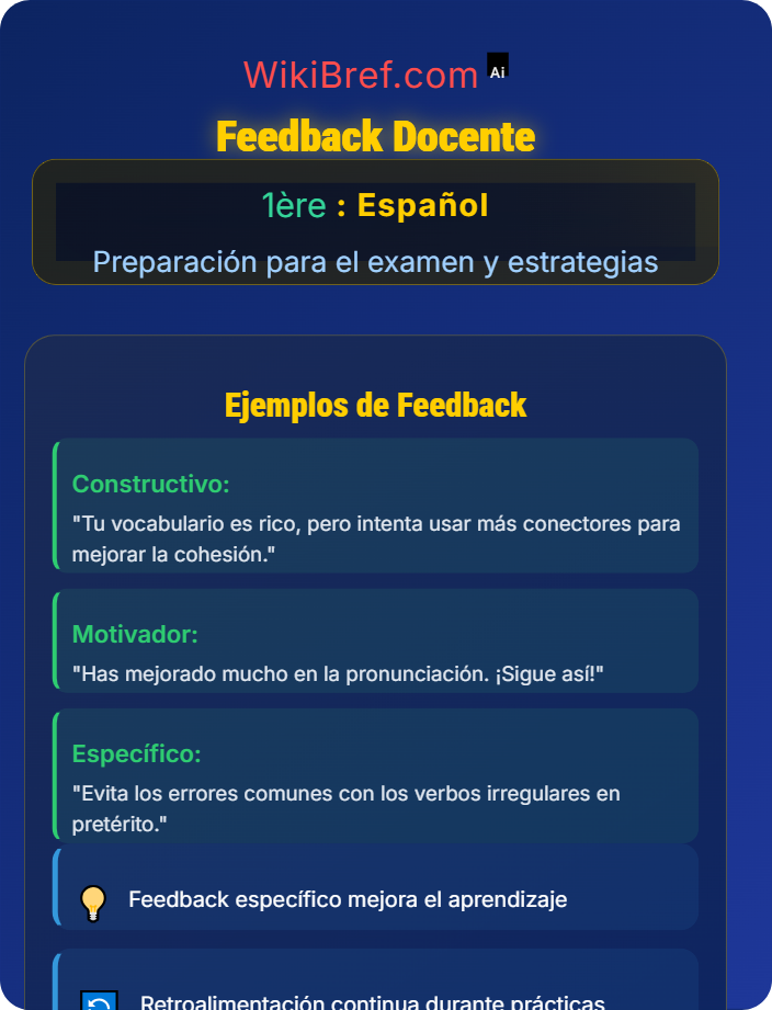 Feedback docente Prácticas y simulacros