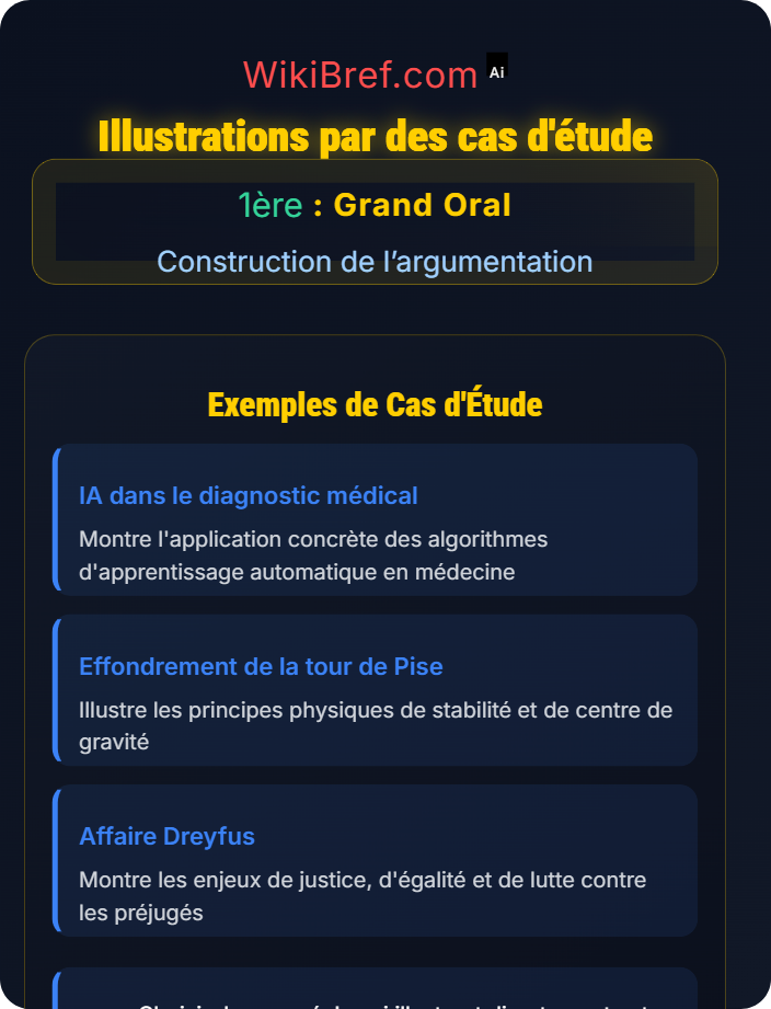 Illustrations par des cas d’étude Utilisation des connaissances de spécialités