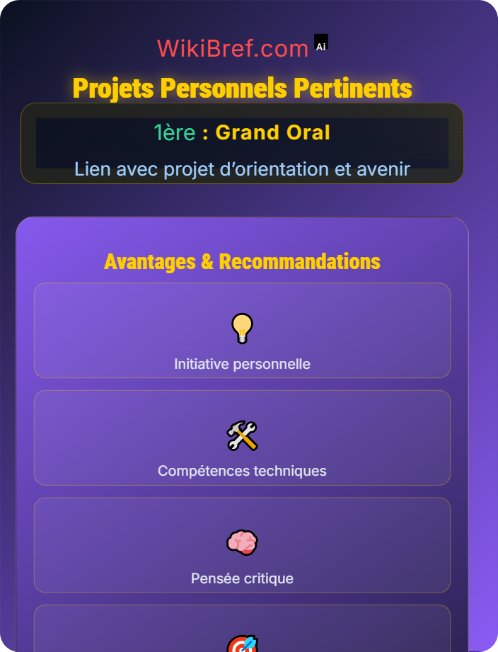 Projets personnels pertinents Présentation des activités et expériences