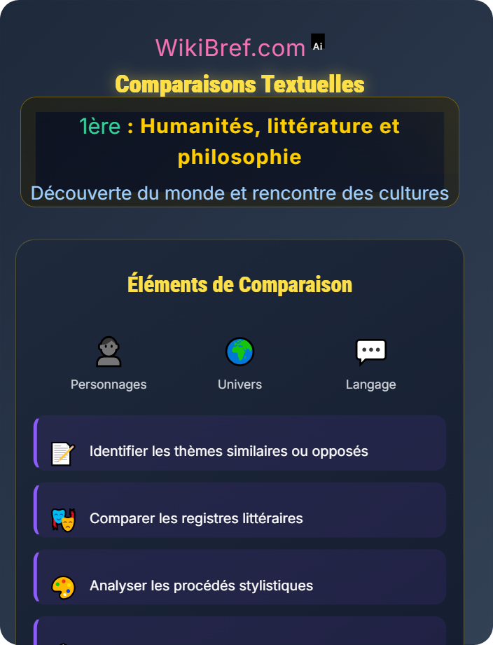 Comparaisons textuelles La découverte de l’autre