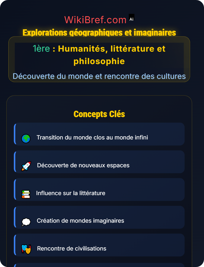 Explorations géographiques et imaginaires D’un monde clos à l’univers infini