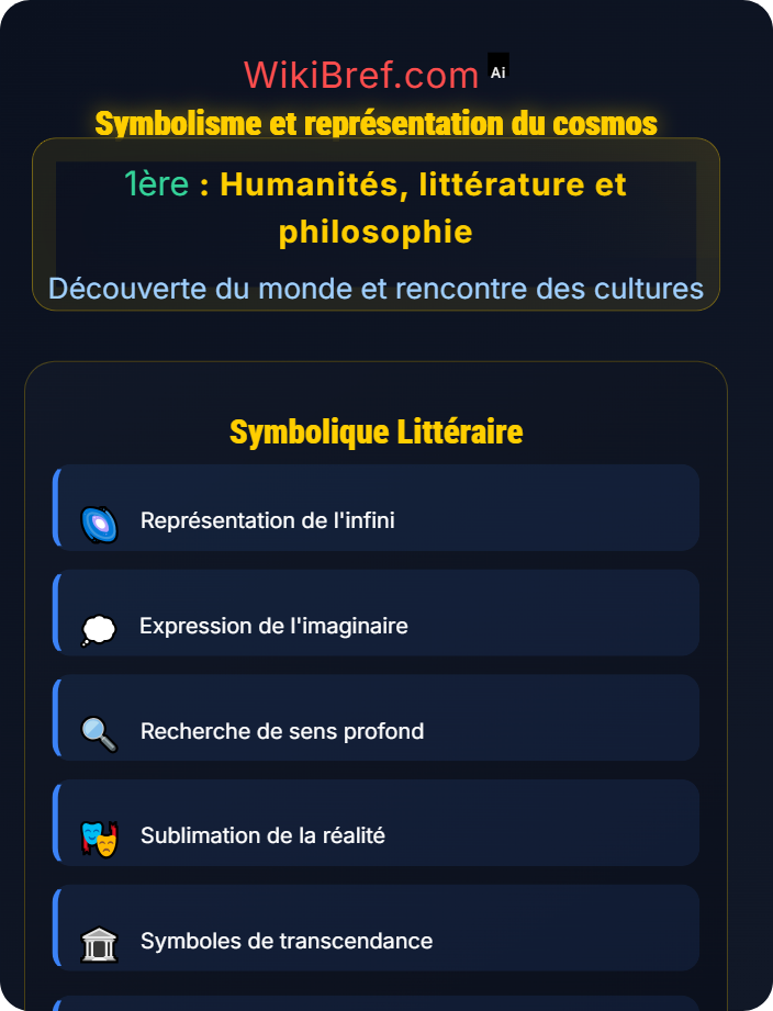 Symbolisme et représentation du cosmos D’un monde clos à l’univers infini