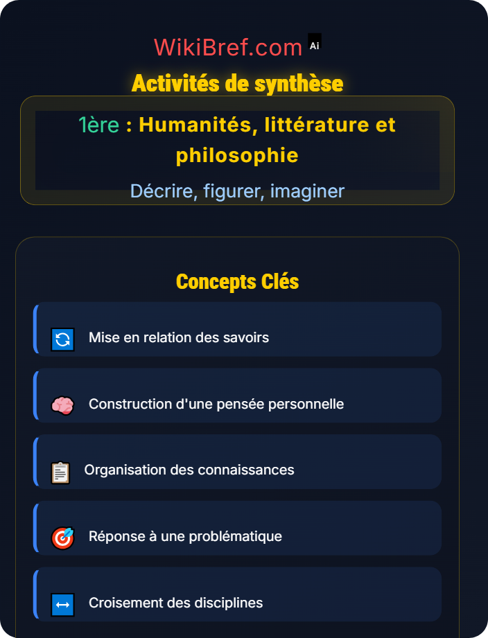 Activités de synthèse Dire le monde : l’entreprise encyclopédique