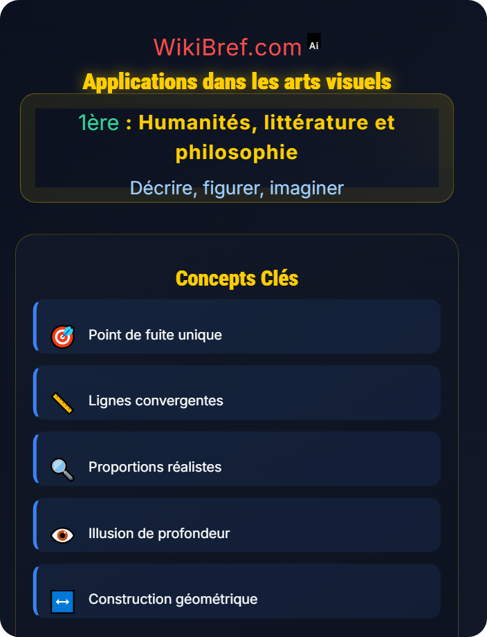 Applications dans les arts visuels L’invention de la perspective