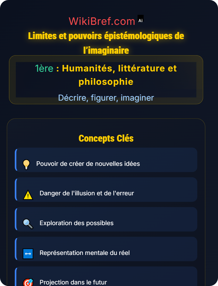 Limites et pouvoirs épistémologiques de l’imaginaire L’imagination et le savoir