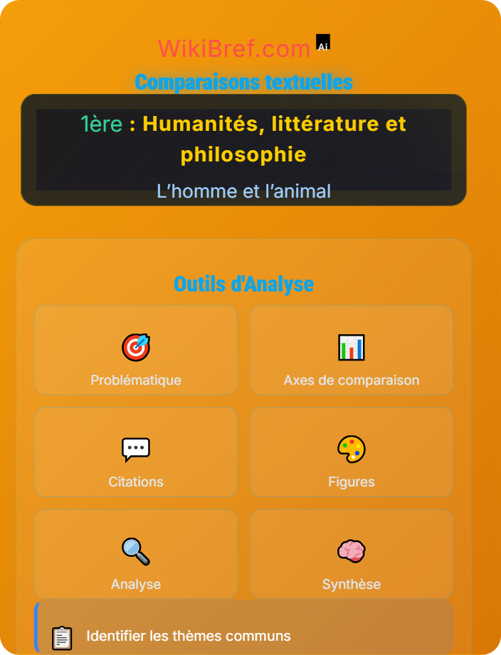 Comparaisons textuelles Qu’est-ce qu’un animal ?