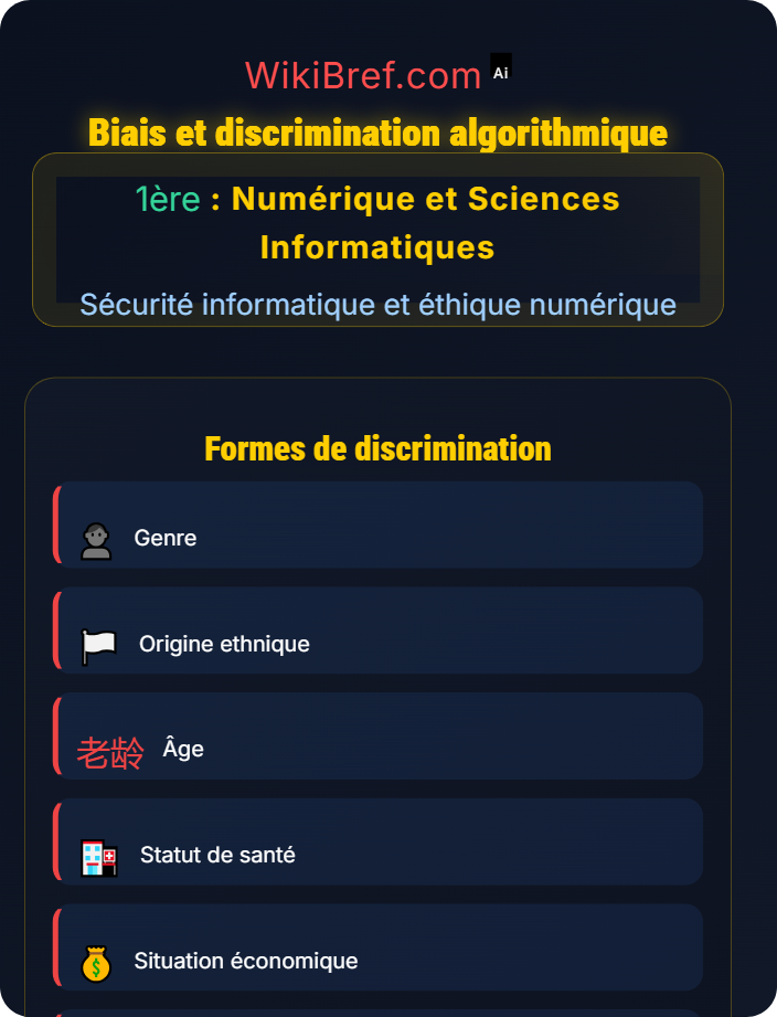 Biais et discrimination algorithmique Éthique et responsabilités