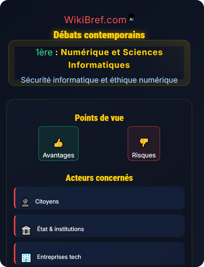Débats contemporains Éthique et responsabilités