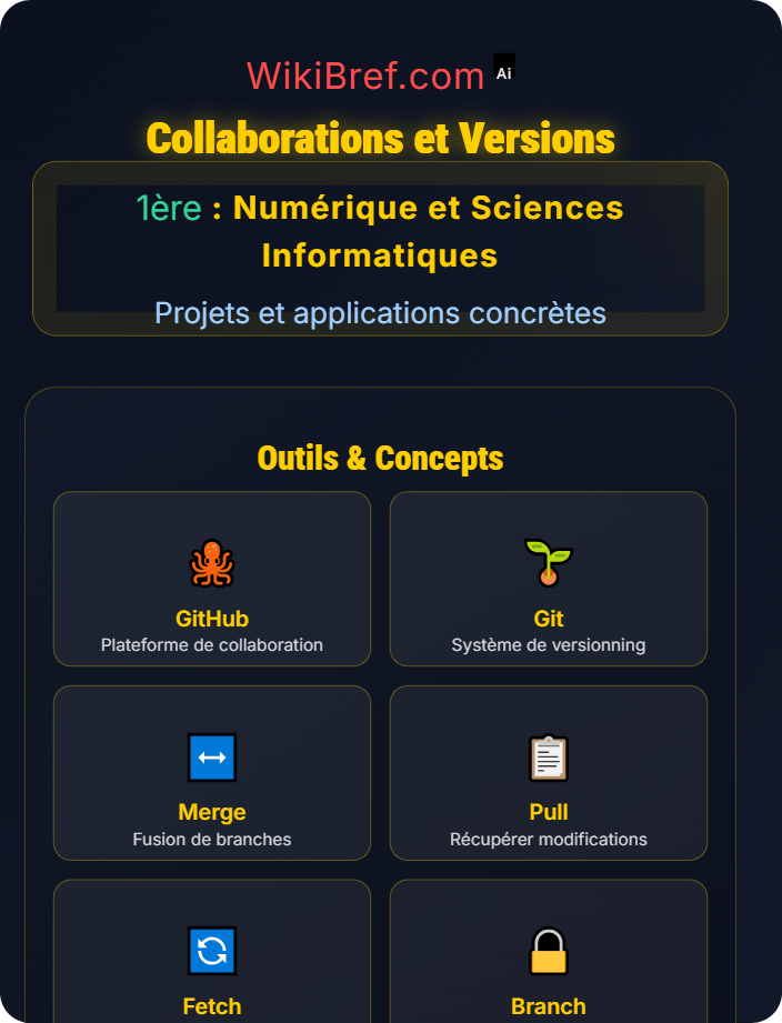 Collaborations et versions Intégration des connaissances