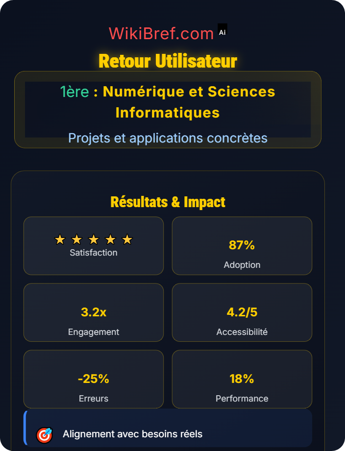 Retour utilisateur Évaluation de projet