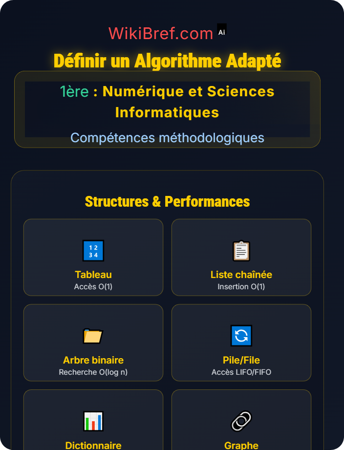 Définir un algorithme adapté Conception et décomposition de problèmes
