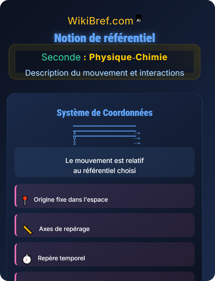 Notion de référentiel Relativité du mouvement