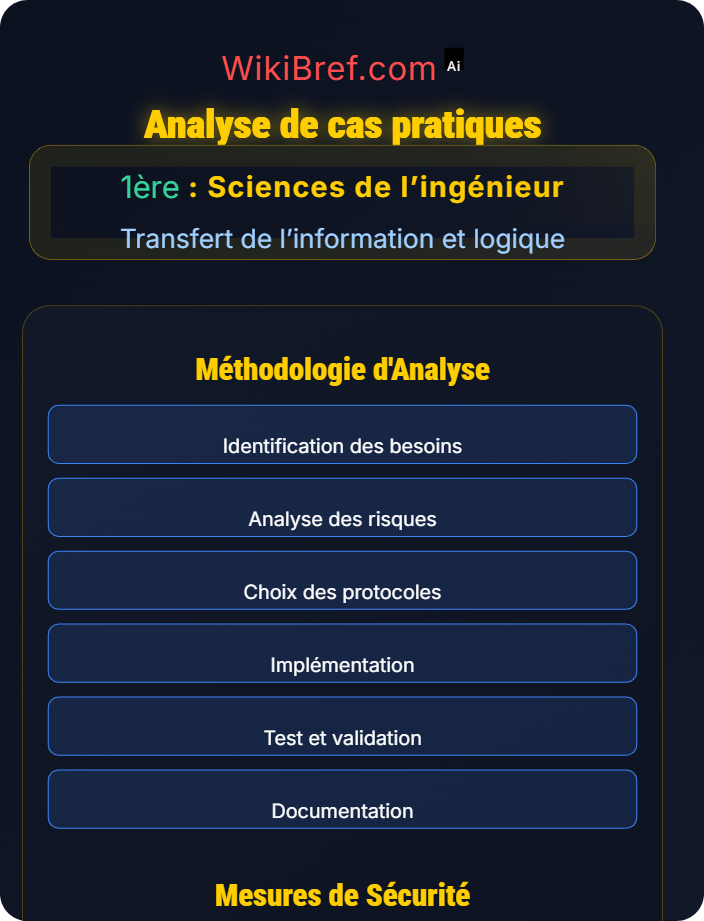 Analyse de cas pratiques Réseau de données et sécurité