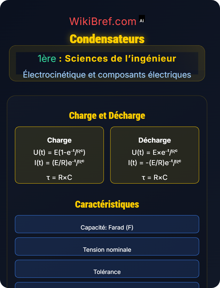 Condensateurs Composants passifs