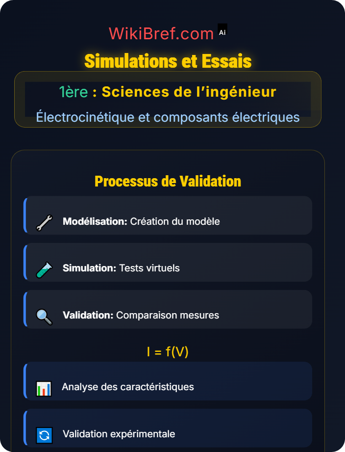 Simulations et essais Composants actifs