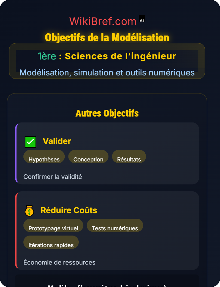 Objectifs de la modélisation Introduction à la modélisation