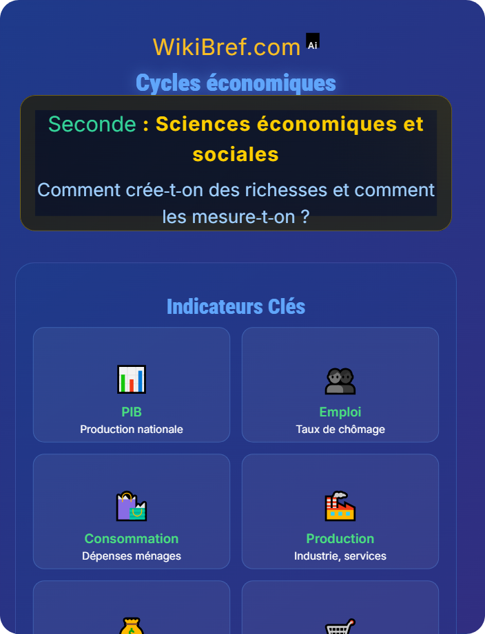 Cycles économiques Croissance économique