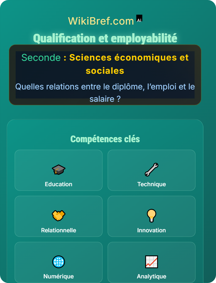 Qualification et employabilité Causes du chômage et qualification
