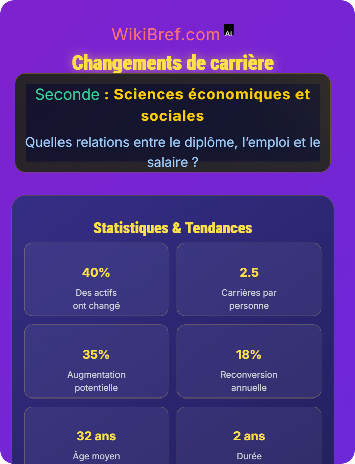 Changements de carrière Transitions et mobilités professionnelles