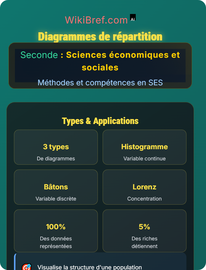 Diagrammes de répartition Interpréter des données statistiques