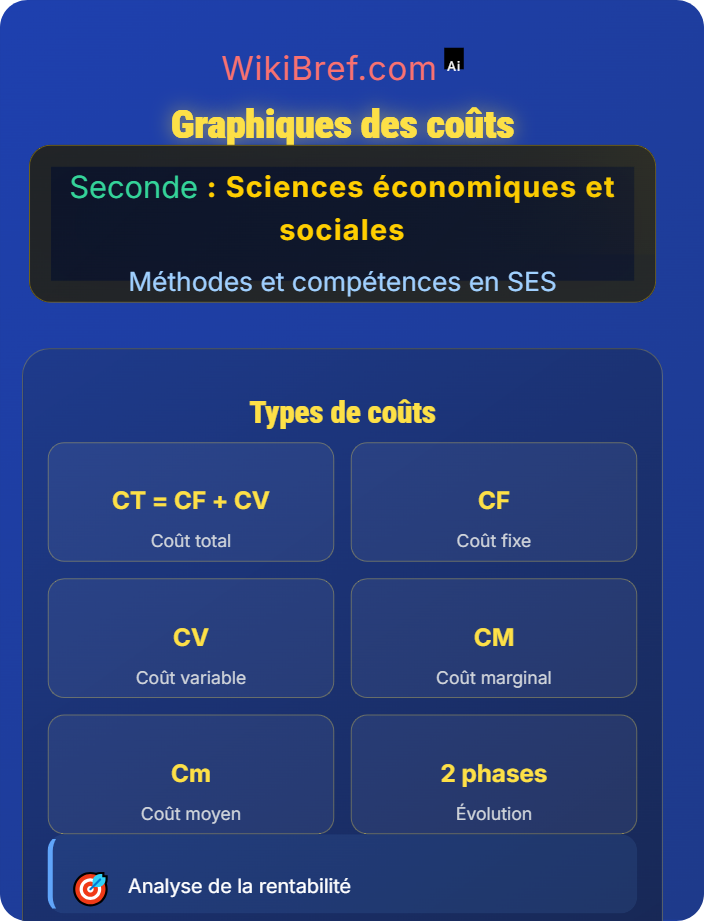 Graphiques des coûts Construire des représentations économiques