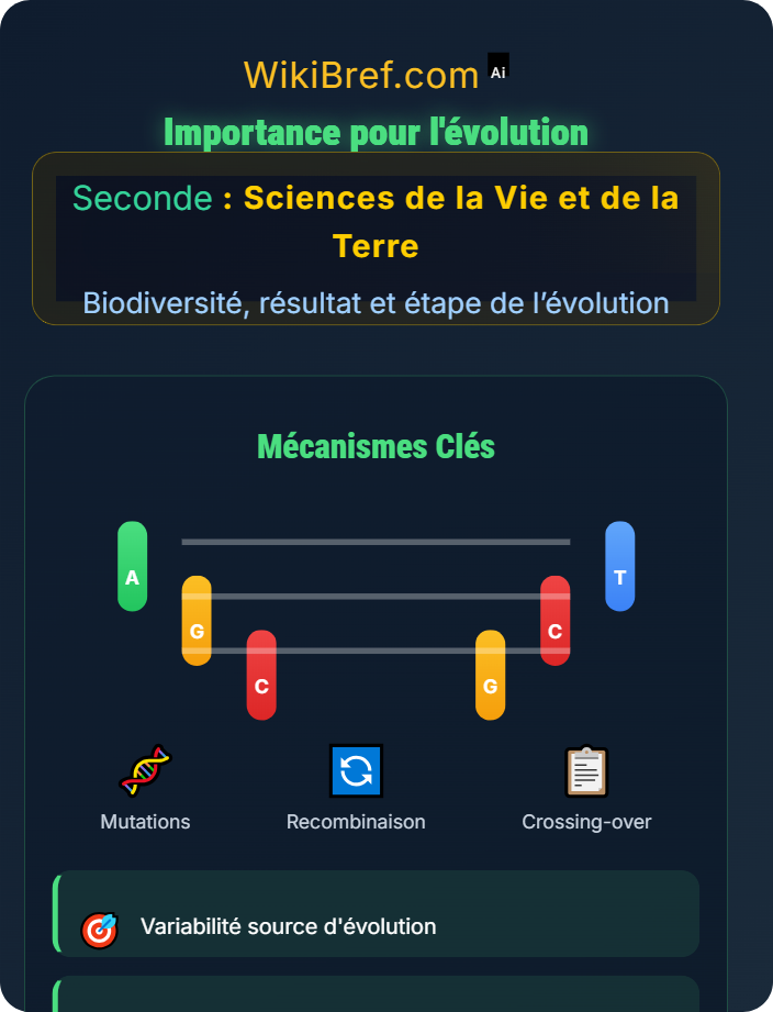 Importance pour l’évolution Diversité génétique au sein d’une espèce