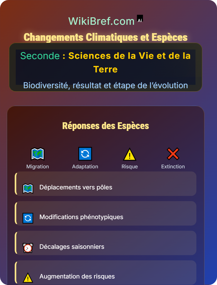 Changements climatiques et espèces Variation naturelle et impact humain
