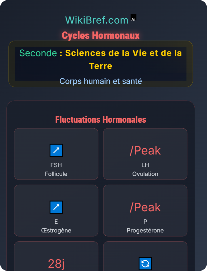 Cycles hormonaux Rôle des hormones dans la reproduction