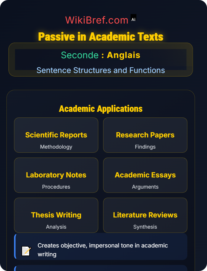 Passive in academic texts Passive Voice